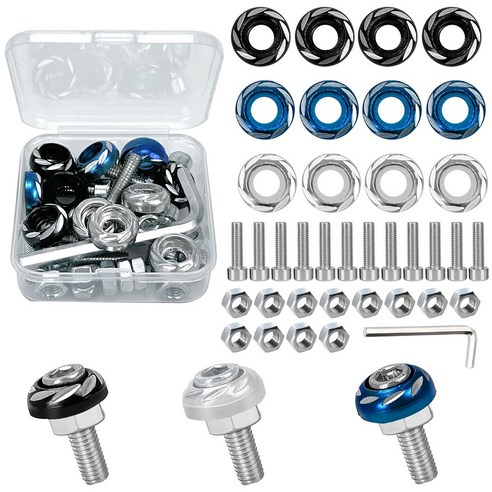 개성 넘치는 번호판, 알루미늄 번호판 나사로 완성하다 오토바이번호판볼트