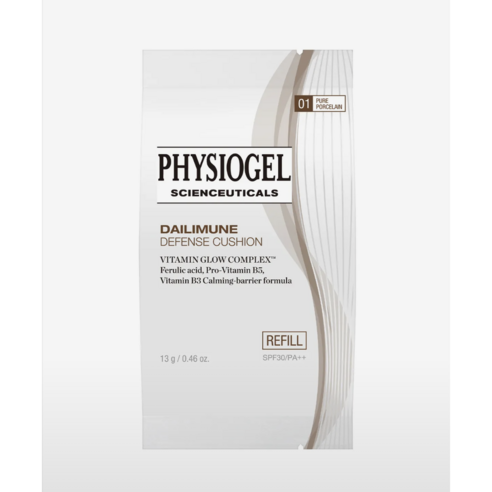 촉촉한 피부, 건강한 아름다움을 선사하는 피지오겔 데일리뮨 디펜스 쿠션 리필 (1호 퓨어 포슬린) 솔직 후기 피지오겔쿠션
