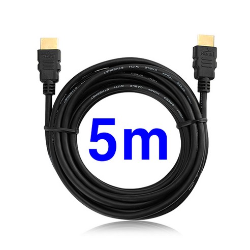 이지넷유비쿼터스 이더넷 채널 HDMI v1.4 케이블 5m NEXT-1005HDCA, 1개