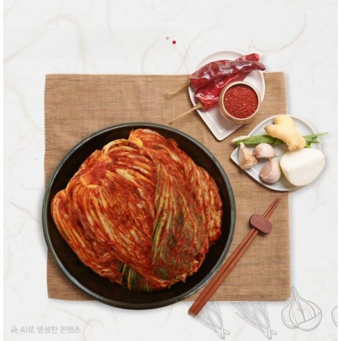 100% 국내산 배추김치로 식탁 고민 끝!