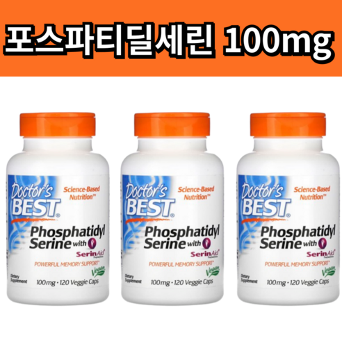 닥터스베스트 포스피티딜세린 100mg 베지 캡, 120정, 1개