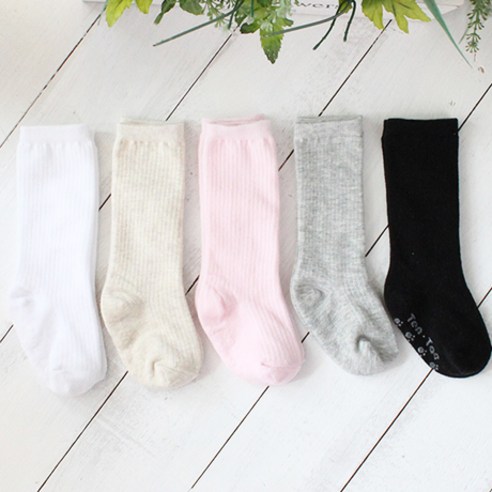 우리 아이 스타일을 완성하는 마법, 헬로베이비 골지 니삭스 5켤레 세트!