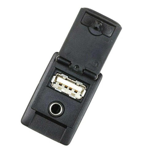 USB 포트 어댑터 잭 861900R010 AUX 스테레오 어셈블리 적합, 검은 색, 5.6x3.8x4.5cm, 플라스틱