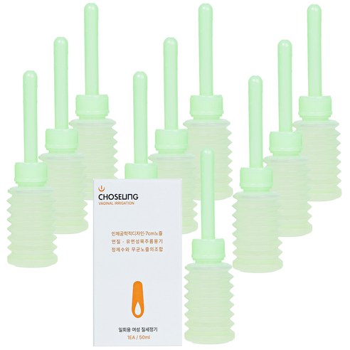 초승 여성 질세정기, 50ml, 10개