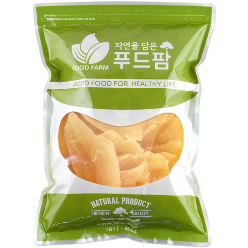 푸드팜 건망고 망고 슬라이스 500g, 1개