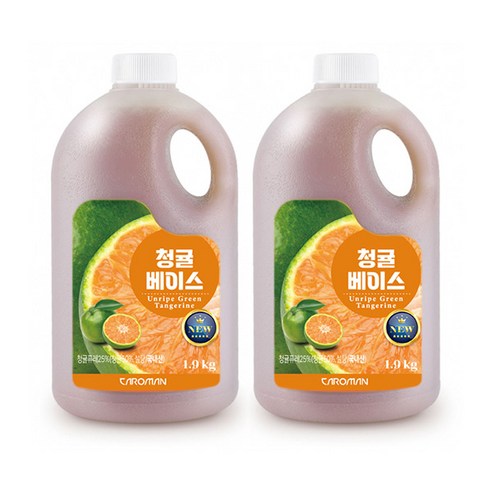 까로망 청귤 베이스 1.9kg 2개세트, 2개