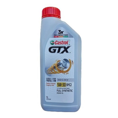 캐스트롤 GTX 5W30 C2 SP-1L 가솔린 디젤 DPF 겸용 합성엔진오일, 1개, 1L 캐스트롤미션오일 캐스트롤 GTX 5W30 C2 SP-1L 가솔린 디젤 DPF 겸용 합성엔진오일, 1개, 1L 캐스트롤미션오일