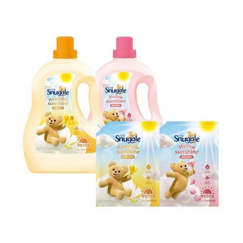 스너글 햇빛건조향 섬유유연제 1.5L 1.8L 택1, 스너글 멜로우 선샤인_1.8L