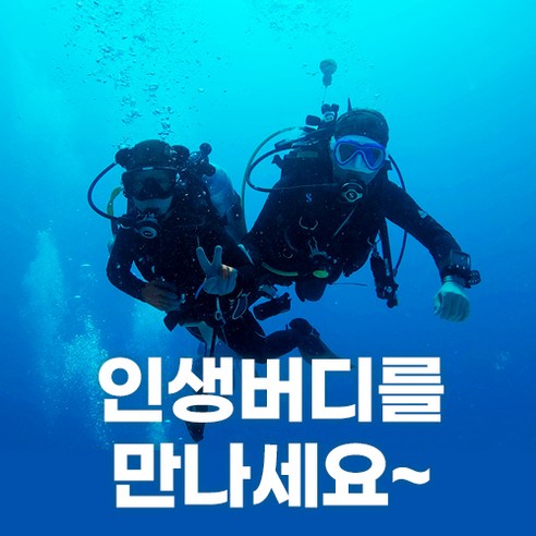 [50%이벤트] PADI 오픈워터 스쿠버다이빙 자격증, 오픈워터+어드벤스드코스(이러닝)