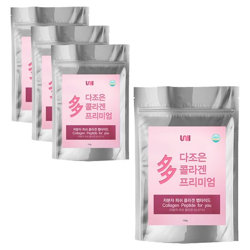 다조은 비오틴 엘라스틴 히알루론산 저분자 피쉬콜라겐 펩타이드 프리미엄, 4개, 150g