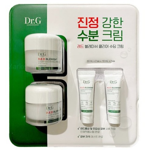 Dr.G 레드블레미쉬 클리어 수딩크림 50ml x2 +10ml x2, 상세페이지 참조, 상세페이지 참조, 상세페이지 참조