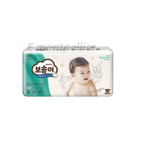 보솜이 리얼코튼 오가니크 밴드형 기저귀, 중형(M), 126매
