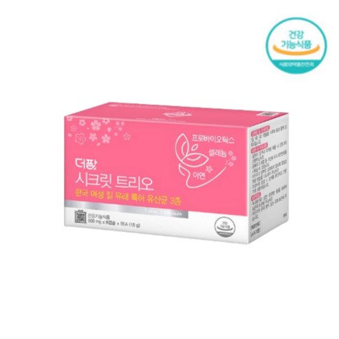 더팜 시크릿 트리오 500mg X 6캡슐 X 5EA (30캡슐), 5개, 30정