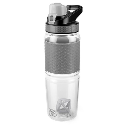 Coolgear 단순 직접 음용 역수병 미국 브랜드 건강재료 BPA 없음 잔을 흔들다 주스컵 700ml, 그레이