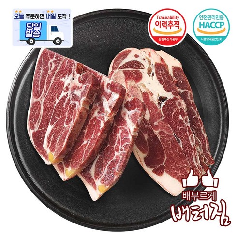 (배터짐) 캠핑가자! 호주 청정지역 냉동 양사각갈비 1kg+1kg+2가지 소스 (특가상품), 1개, 냉동 양사각갈비2kg