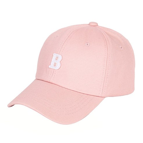 알파벳 B표 모자, 핑크/핑크, 평균