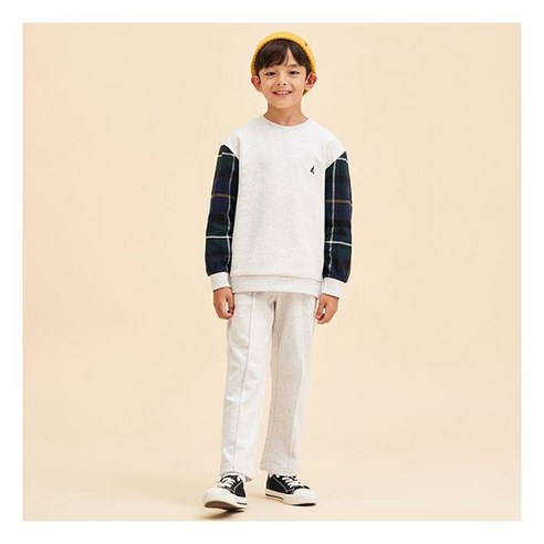 [정품인증] 332543 [BEANPOLE KIDS] 클래식 스웨트 상하 라이트 그레이 (BI3741U092)