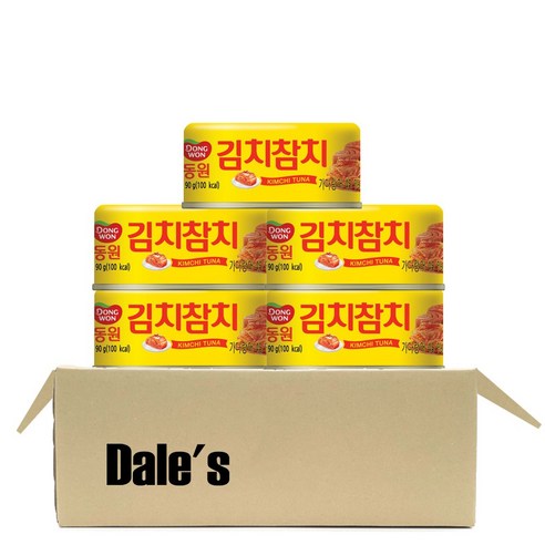 [사용안함] 데일즈기획 동원 김치 참치, 90g, 5개