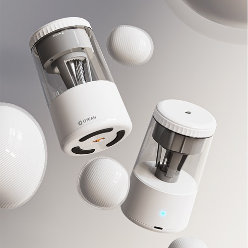 연필 깎는 시간이 즐거워지는 마법, OYEAH 휴대용 전자동 연필깎이