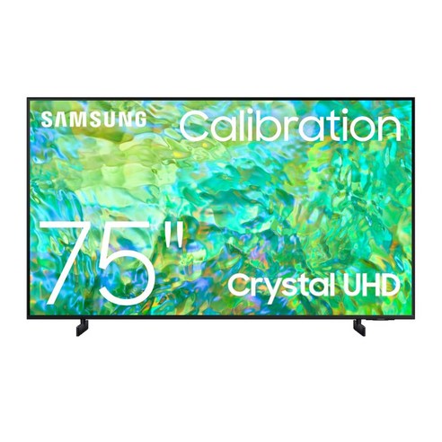 삼성 KU75UC8000FXKR 안심직구 5년AS가능 캘리무상증정 75인치 TV UN75CU8000, SDR+HDR(40만원포함), 스탠드(무료)