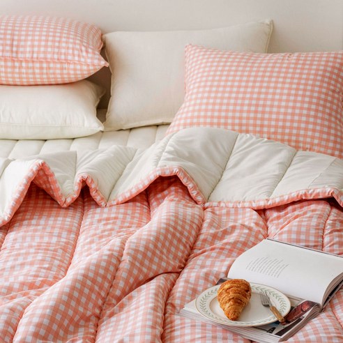 보아요 체크 이불 세트