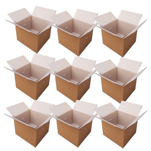 대명박스 우체국택배박스5호, 브라운, 9개