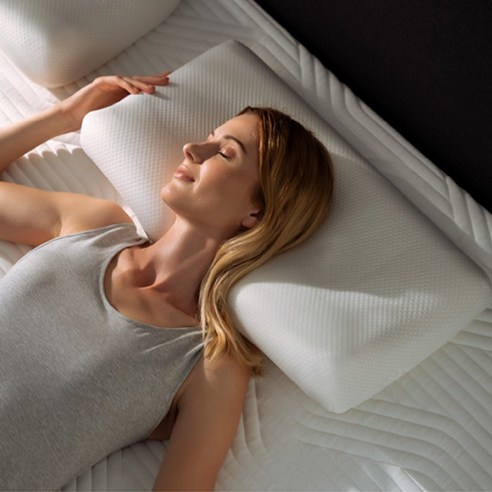 SeekFun 편안한 3D메모리폼 베개 잠 기능성 경추 베개 수면 낮은 숙면베개 50*30*10cm, 1개, 흰색