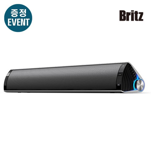 br-1200abt 브리츠 BR-T10 블루투스5.0 터치식 볼륨조절 유무선 포터블 사운드바 스피커 사은품제공