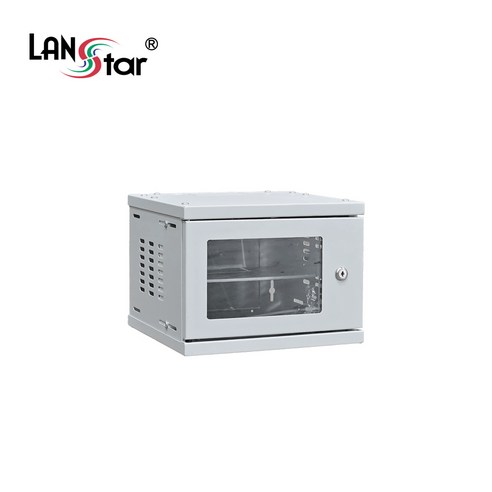 허브랙 추천 상품LANstar 미니허브랙 회색 10인치 240x300x312 4U LS-240HM 제품 사진