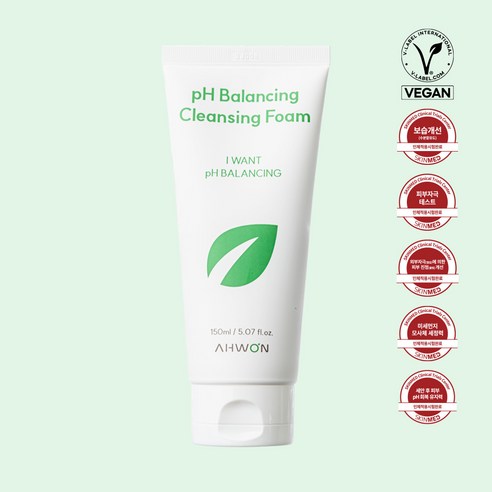 피부 pH 밸런스를 지키는 촉촉한 저자극 클렌징, 아원 클렌징 폼