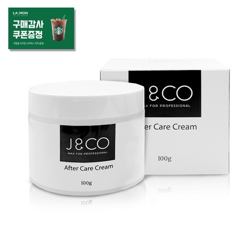 제이엔코 에프터케어 크림 100g / 노니추출물 브라질리언왁싱 제모전용 보습크림 제이앤코, 1개