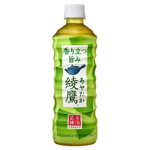 아야타카 녹차 525ml 고급 일본 수입 티 페트 음료, 650ml, 15개