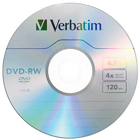 1PK DVD-RW 4X 4.7GB with Jewel Case, 1