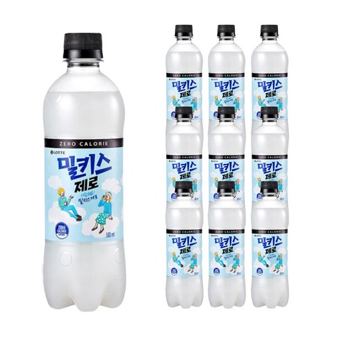 밀키스 제로, 500ml, 10개