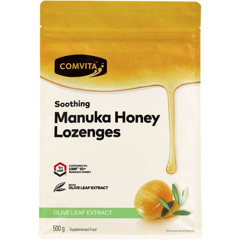 콤비타 마누카 꿀 로젠지 프로폴리스 허니/올리브 맛 500g, 1개