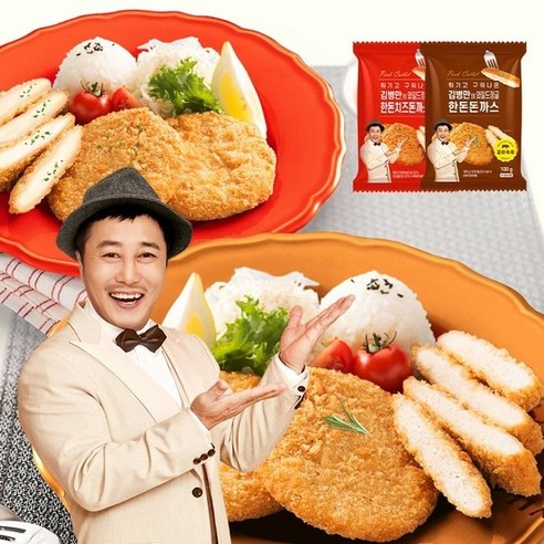 김병만 한돈 돈까스 5팩 + 치즈 돈까스 5팩