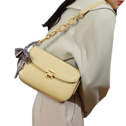 ANKRIC 여성 숄더백 작은 가방 조수 가죽 슬렁 여성 가방 패션 프리미엄 여름 스타일 체인 어깨 겨드랑이 가방