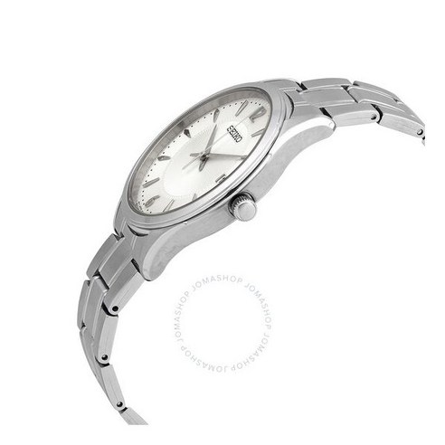 Seiko Noble Quartz Silver Dial Stainless Steel Men's 명품 손목시계