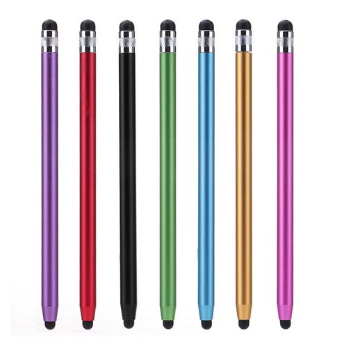공장 직접 판매 이중 사용 천 헤드 용량 성 펜 필기 iPad 펜 Android 펜 스크린 펜에, 푸른