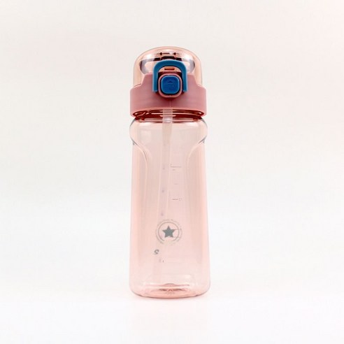 1000ML 대용량 플라스틱 운동 물컵 넘어짐 방지 휴대용 간편 휴대용 우주컵 남녀 공용 주전자, 빨강, 600ML