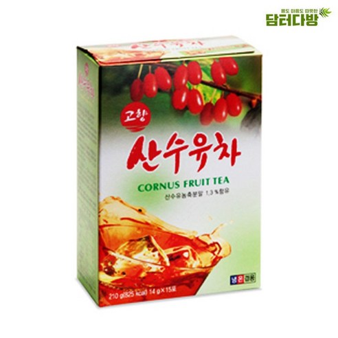 고향 산수유차 15스틱, 상세페이지 참조, 14g, 쿠팡 홍코몽 1, 1개, 15개입