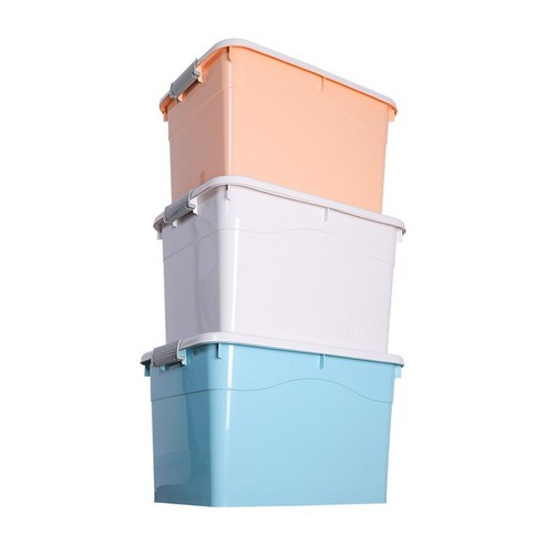 ANKRIC 안경진열대 9.9 우편물 두꺼운 플라스틱 저장 상자 양말 저장 상자 작은 저장 상자 스낵 상자 자동차 상자, 푸른, 8821 작은 간식 상자