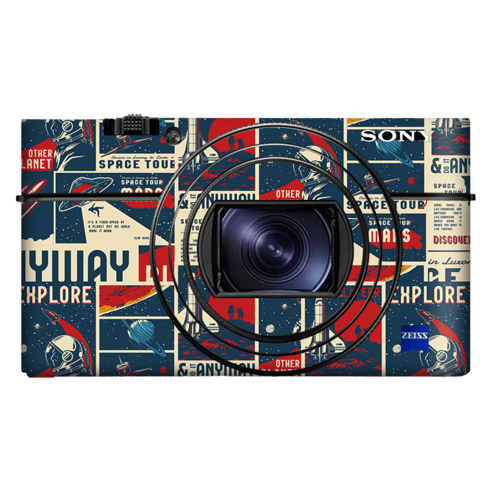 소니 RX100M6 카메라 바디 스킨 3M 프로텍터 필름 패션 클래식 랩 스킨 데칼 커버 케이스, 옵션 01