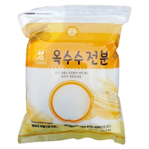 새마원 소연 100% 옥수수전분: 베이킹과 요리에 필수적인 순수한 고품질 재료