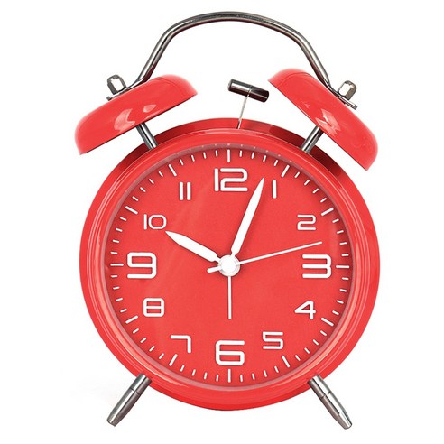 구우스 클래식 저소음 알람 탁상시계, 블루