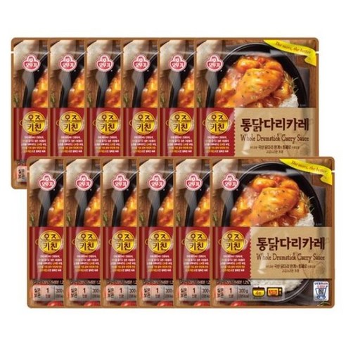 오뚜기 오즈키친 통닭다리카레, 300g, 1개