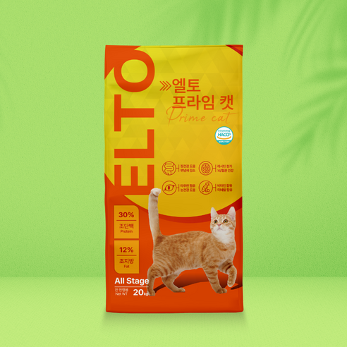 엘토 프라임캣 20kg 고양이사료 대용량 길냥이밥 길고양이 사료