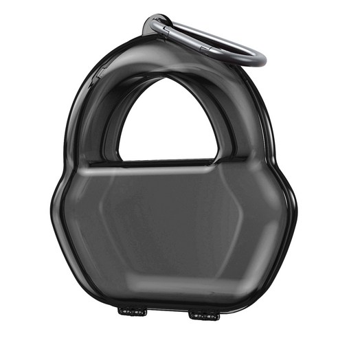 AirPods Max Storage Bag 케이스 헤드폰 여행 캐리 파우치 박스 헤드폰 액세서리 Airpods Max, 하나, 검정