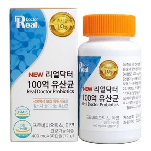 리얼닥터 멀티바이오틱스 100억 유산균 30캡슐