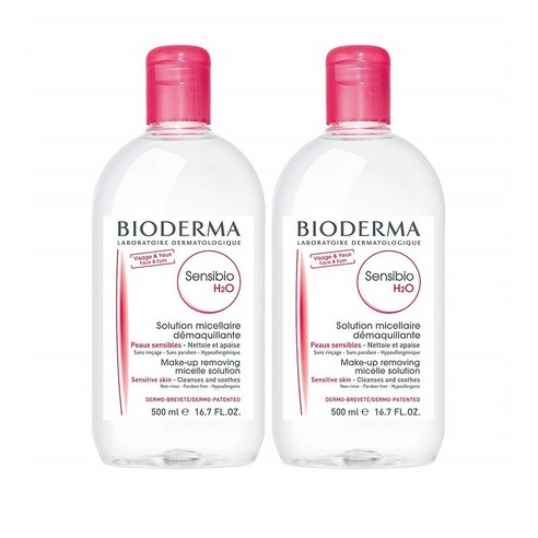 Bioderma Sensibio H2O Make up Removing Micelle Cleansing Water 바이오더마 센서비오 클렌징 워터 2팩, 1ml, 1개